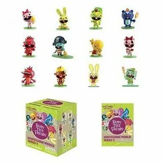 Action Figures HAPPY TREE FRIENDS MINI FIGURES WORLD SERIES 