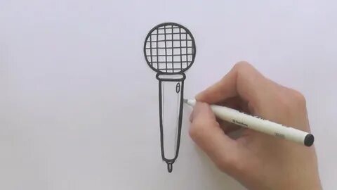 How To Draw A Microphone Drawing Lesson ZOOSHii - YouTube