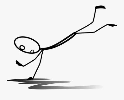 Falling Tripping Stickman Stick Figure - Falling Stick Figur