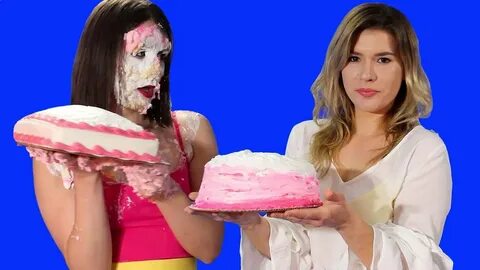 Two Girls Cake Each Other in The Face (EPIC CAKE FIGHT!!!) -
