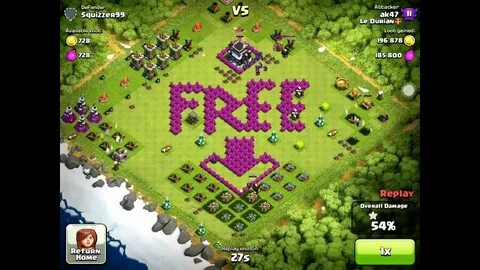Its a free base Clash of clans, Clsh of clans, Free gems