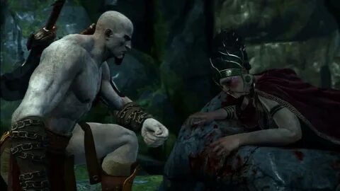God Of War Ascension: Oracle Altheia Death Scene - YouTube