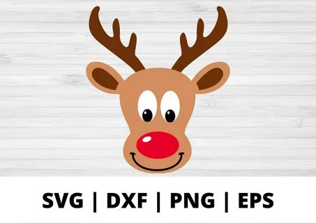 Rudolph the Red Nosed Reindeer Svg Christmas Svg SVG File Et