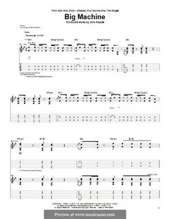 Big Machine (Goo Goo Dolls) by J. Rzeznik - sheet music on M