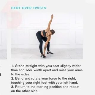Bend Over Twists - Exercise How-to - Workout Trainer by Skim