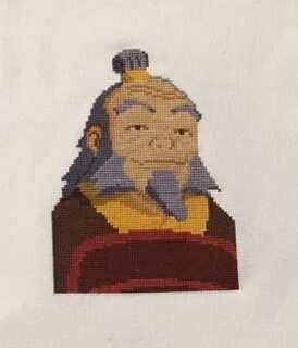 Uncle Iroh cross stitch - Avatar: The Last Airbender Cross s