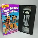 Sing Along Songs Beach Party At Walt Disney World VHS Tape 1