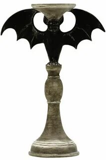 Bat Wings Candle Holder. #halloween HomeDecorators.com Gothi