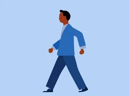 Business Man Walking by Travis Swan on Dribbble