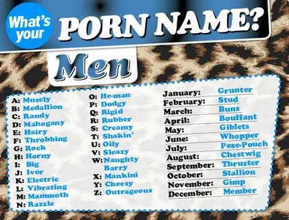 What's Your Porn Name? Get Paid Off Like a Porn Star, People