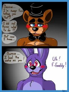 Text : - Freddy : Bonnie... I'm sorry for telling you that !