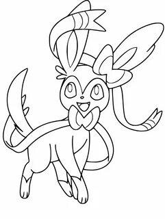 eeveelutions coloring pages sylveon Pokemon coloring pages, 