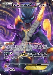 Custom Pokemon Card Shadow Mewtwo V laservisionthai Collecta