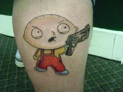 stewie from family guy tattoo Justin at Kats Like Us Tatto. 