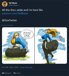 All this thicc zelda and I'm here like Zelda's Super Smash B