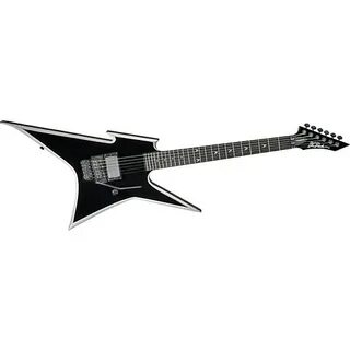 B.C. Rich Ironbird Pro Electric Guitar Onyx with Silver Beve