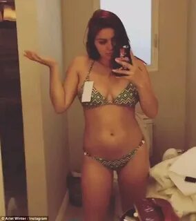 Ariel Winter proudly shows off her bikini body after defendi