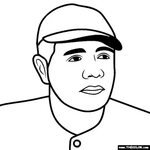 Babe Ruth Coloring Pages posted by Ryan Thompson