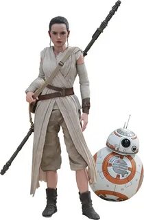 Star Wars Rey and BB-8 Sixth Scale Figure Set by Hot Toys Re