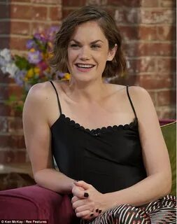 Lone Ranger actress Ruth Wilson flashes her shoe label as sh