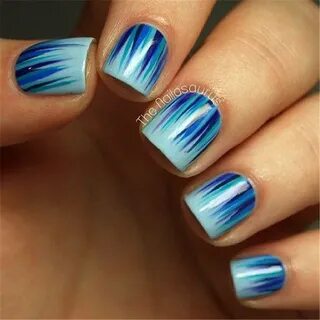 50+ Simple and Easy Ombre Waterfall Nails Ideas