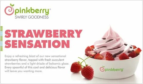 This pinkberry ad goes with the ice cream ad. Frozen yogurt 