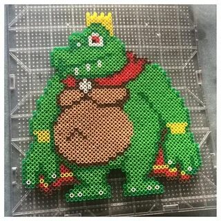 King K. Rool - Donkey Kong perler beads by knoxy_beads Perle