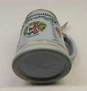 Купить Vintage Original King German Made Lidded Beer Stein Б