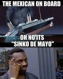 Image tagged in black guy thinking,titanic sunk - Imgflip