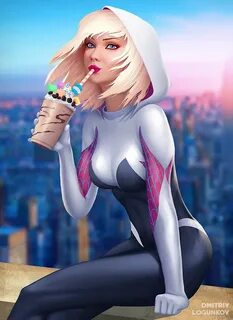 51 sexy spider with boobs Gwen - a real example of perfectio