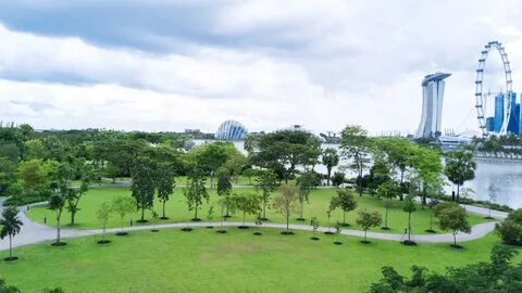 Bay East Garden: Green Space Near GBTB For Cyclists & Jogger