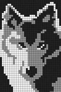 Minecraft Pixel Art Wolf Пиксельные изображения minecraft, У