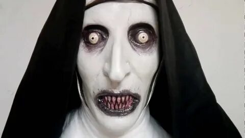 VALAK Deluxe Latex Mask The Conjuring 2 Scary!! - YouTube