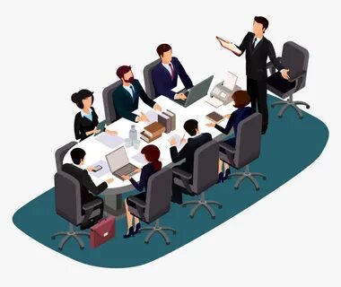 Clip Art Board Meeting, HD Png Download - kindpng