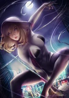 Wallpaper : fantasy girl, Spider Gwen, Gwen Stacy, superhero