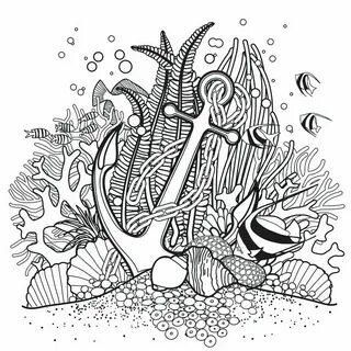 Coral Reef Drawing Images