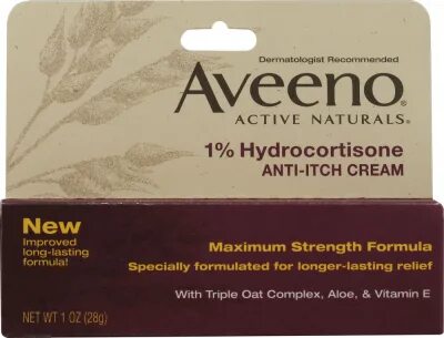 Купить Aveeno Hydrocortisone Anti-Itch Cream - 1 унция: отзы