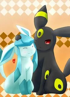 UMBRERON AND GLACEON LOVE Pokemon umbreon, Pokemon eevee, Cu