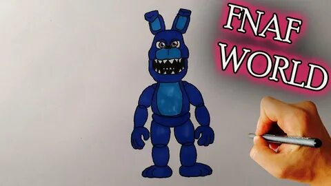 Pk How to draw adventure Nightmare Bonnie from Five Nights a