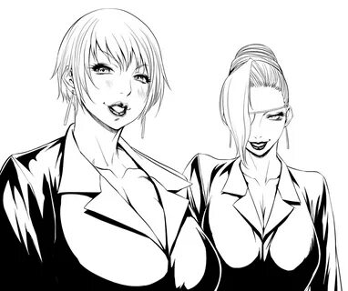 vice and mature (the king of fighters) drawn by chinbotsu Da