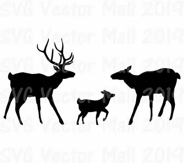 Sweet Deer Family with Mom and baby in our #etsy shop: Deer 