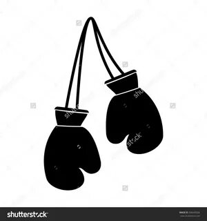 Black clipart boxing glove - Pencil and in color black clipa