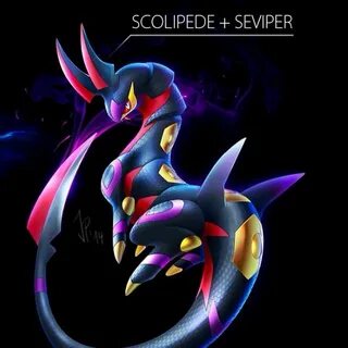 Fusion between Scolipede and seviper. Pokémon Amino