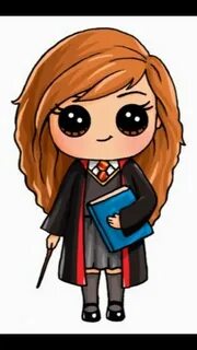 Hermione Granger Cartoon Harry potter drawings, Cute harry p