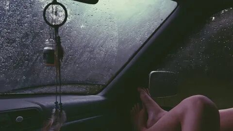 Rain in Car Nature Sound Sound to Sleep - YouTube