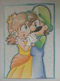 Luigi x Daisy Luigi and daisy, Mario funny, Mario and luigi