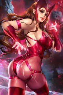 Marvel porn :: Scarlet Witch (Алая ведьма, Ванда Максимофф) 