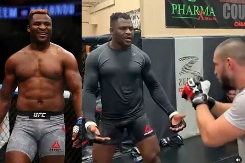 "That's all you got?" - Francis Ngannou eats heavy body shot