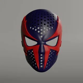 Spiderman 2099 face shell Digital Download 3D Printable Etsy