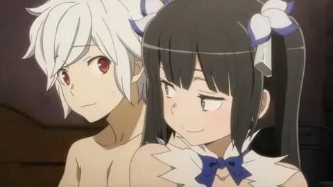 Hestia + Bell - Is it wrong to try to pick up girls in a dun